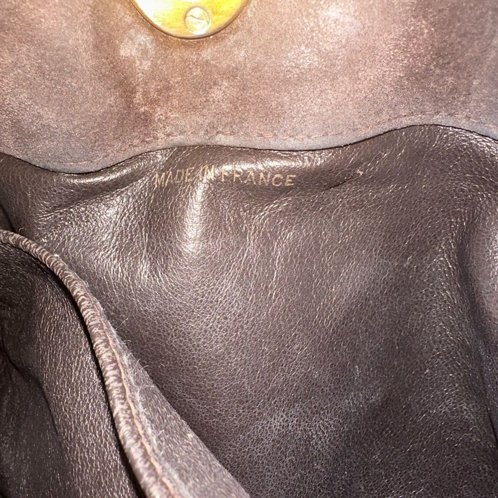 CHANEL Dark Brown Quilted Tote with Gold Chain - Picture 12 of 16